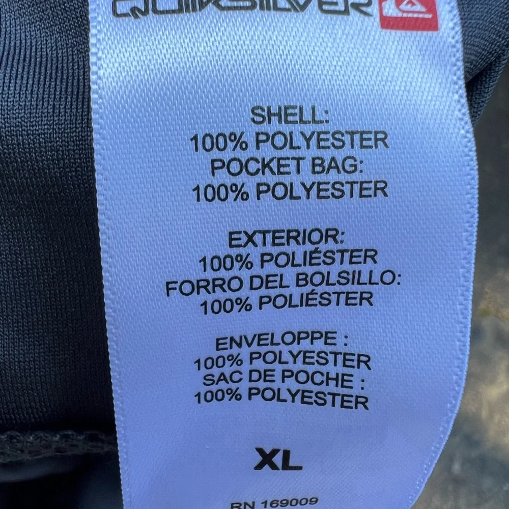 QUICKSILVER Black Dry Flight Shorts Men's XL NWT NEW